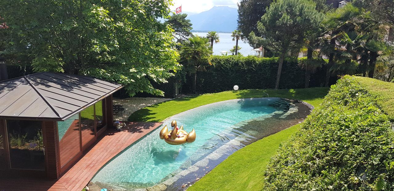Montreux Rotana Garden House With Private Pool - Swiss Hotel Apartments Exterior photo